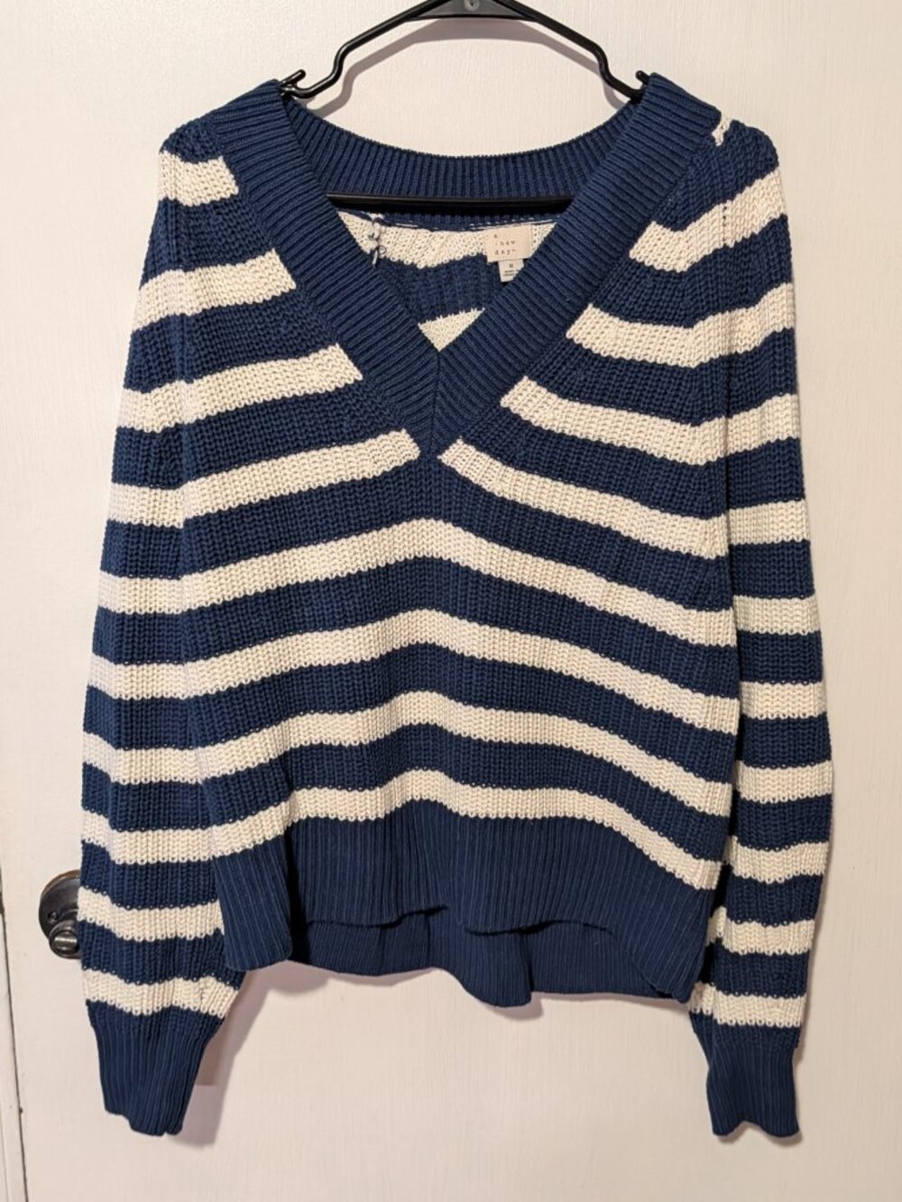 Blue and White stripped sweater